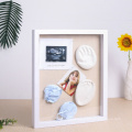 Hot Sale 3D Showcase Keepsake Art  Home Decoration MDF 8x10 Black with Linen Board Photo Display Case Shadow Box